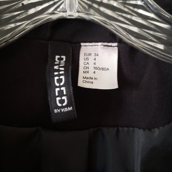 H&M Divided Black Blazer 4 - Picture 4 of 8